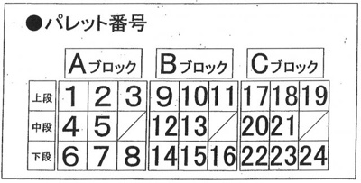 【区画図】 | グラン・パレ北野ハンター坂機械式駐車場
