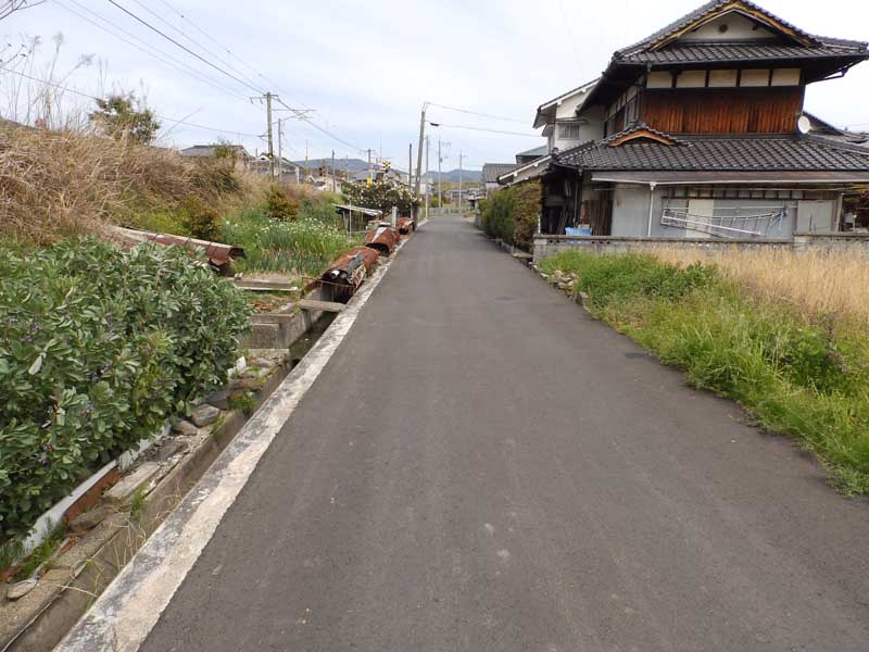 東広島市安芸津町風早　土地の前面道路含む現地写真|撮影日2019/04