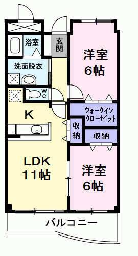 パークサイドパレスの間取り