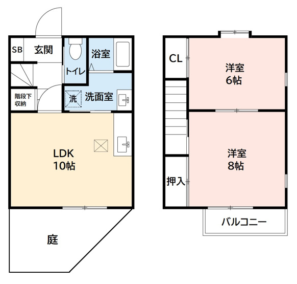 【間取り】 | チャーミーライフ横落