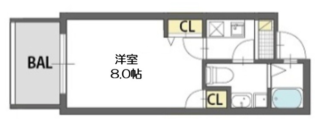 【間取り】 | ドゥエリング天満