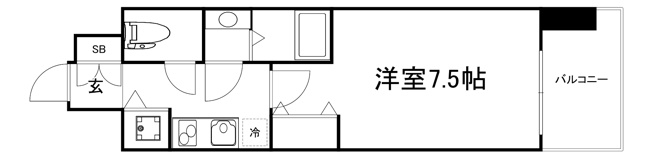 【間取り】 | スワンズシティ大手前レーヴェ