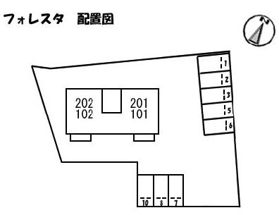 【区画図】 | フォレスタ | 配置図