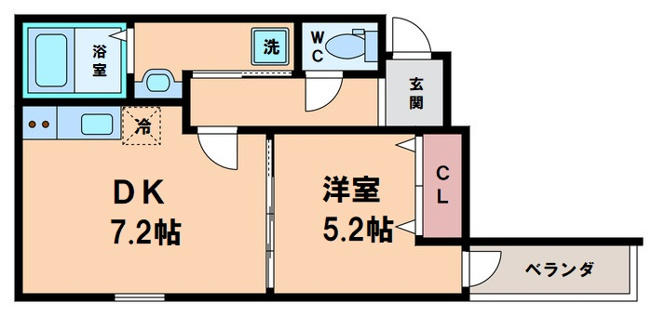 【間取り】 | フジパレス山之内Ⅱ番館