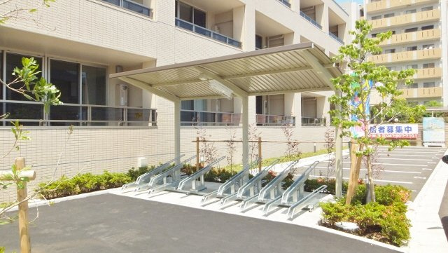 ハイブリッジソシアⅢのその他共用部分|駐輪場・ゴミ捨て場綺麗です