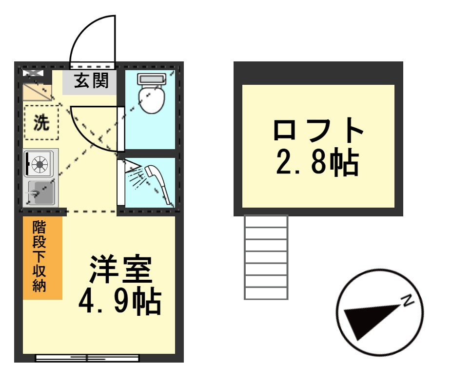 ハーモニーテラス新小岩Ⅲの間取り