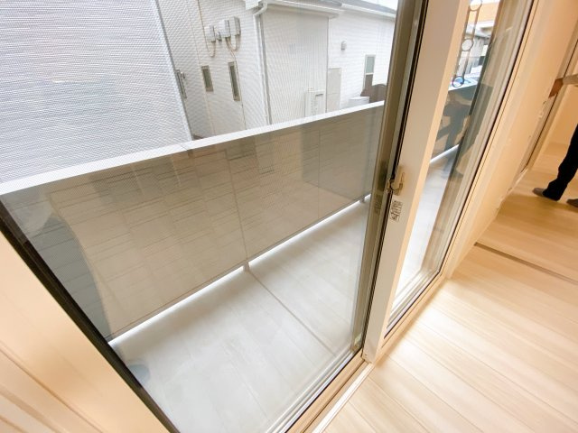 ラフィネ住吉のバルコニー