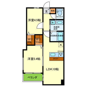 ベネフィス芦屋の間取り