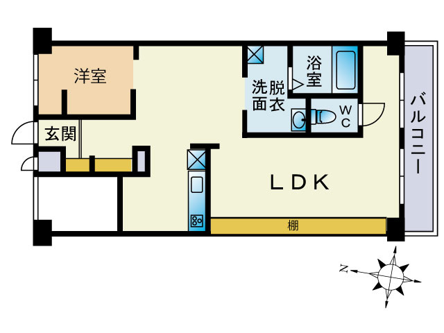 【間取り】 | エンゼルハイム旭町 中古マンション EM03893 | 沼津市旭町　間取り図