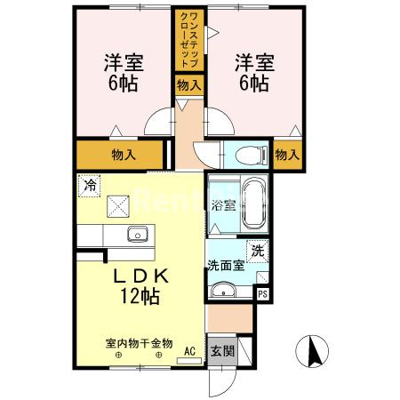 セジュール藤塚の間取り