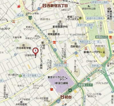 【地図】 | アヤメゾン初台 | コムハウジングにおまかせください！０３－３３７６－４６９４