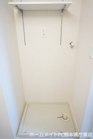熊本市東区保田窪３丁目のアパートの洗面所