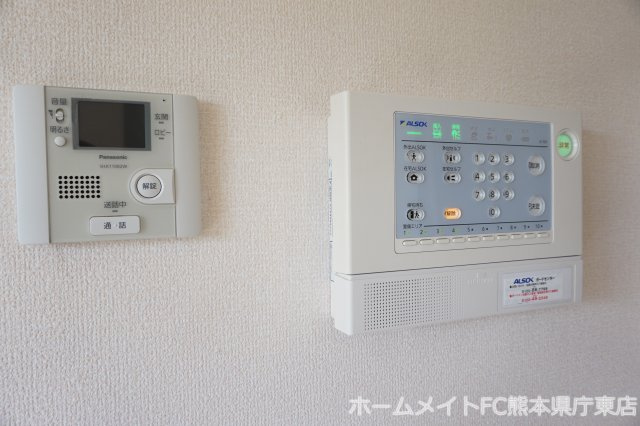 熊本市東区保田窪３丁目のアパートのセキュリティ