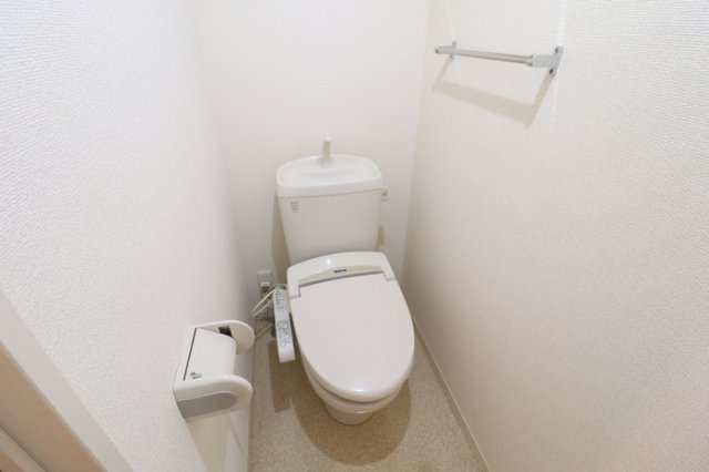 熊本市北区龍田６丁目のアパートのトイレ