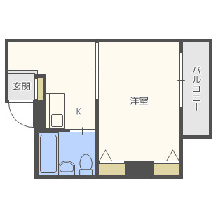 【間取り】 | シャルマンフジ服部1番館