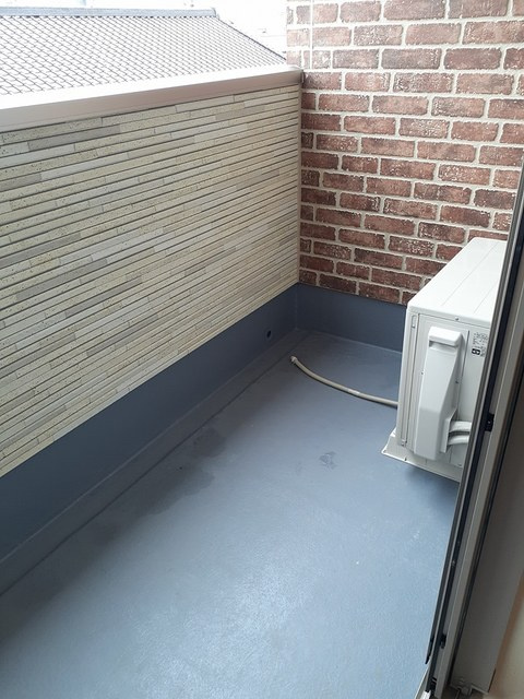 シュロス伏見のバルコニー