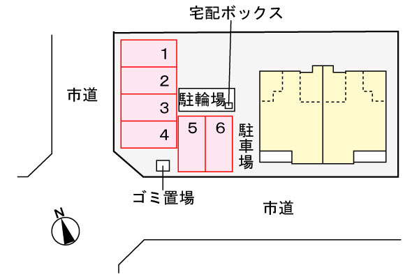 シュロス伏見の区画図