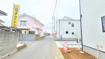 【前面道路含む現地写真】 | ケイアイリッカ稲敷郡阿見町３６期（全２棟）