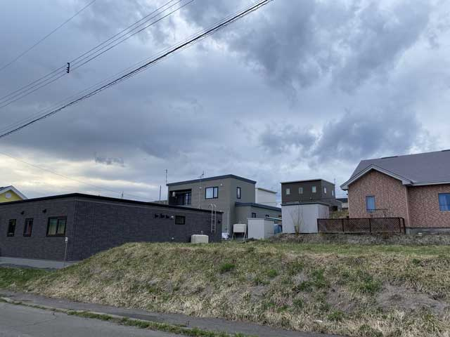 網走市字潮見143-20　売地の外観