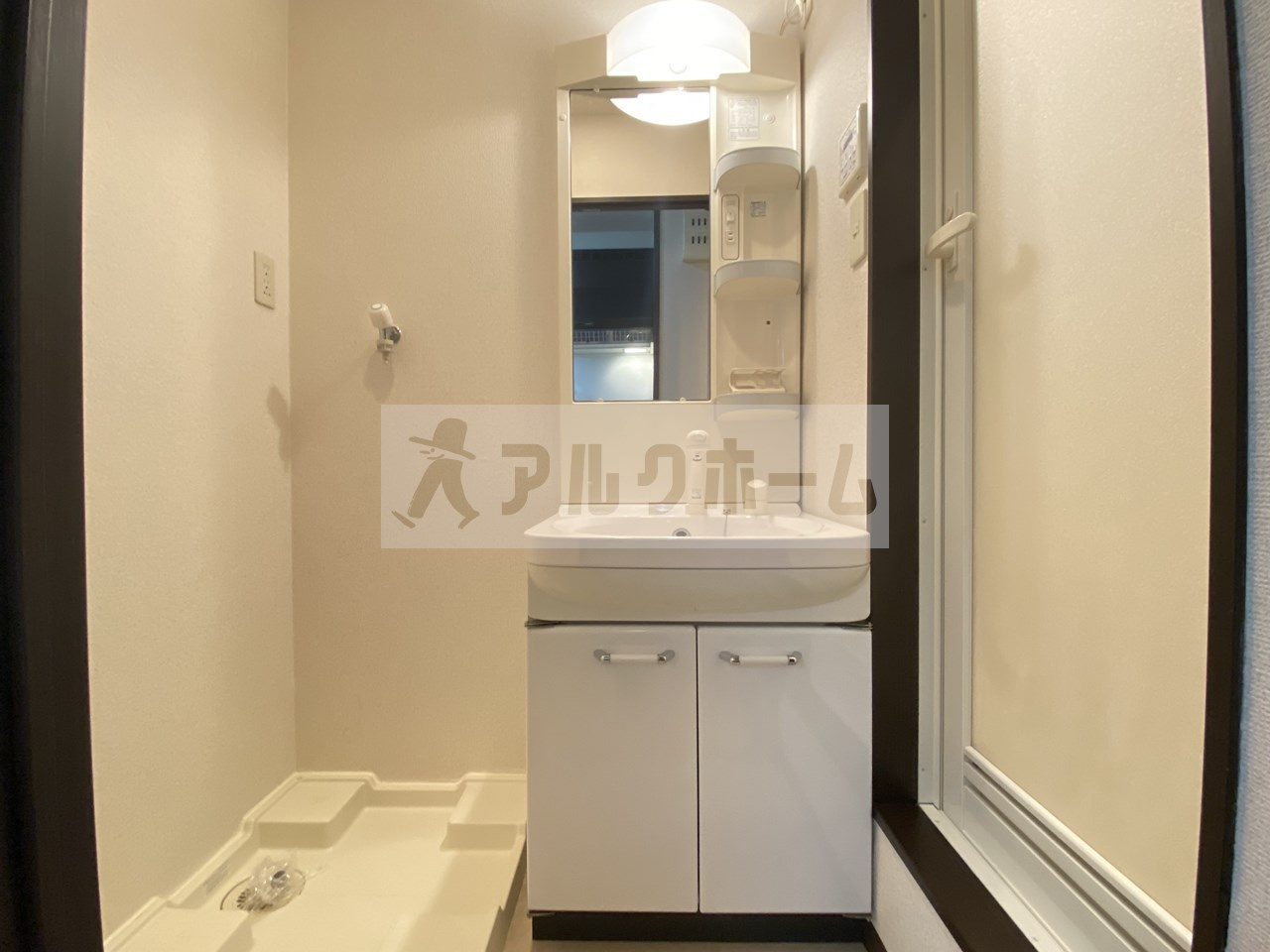 フジパレスパルトネールさとの1番館の独立洗面台