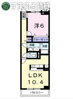 【間取り】 | Ｄｅａｍｅｒ大門　岡崎市大門４丁目