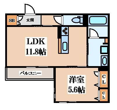 【間取り】 | メゾンドラフィネ