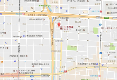 【地図】 | エイペックス松屋町ヴァンデュール