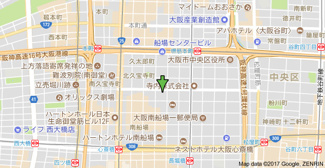 【地図】 | クラウンハイム北心斎橋フラワーコート