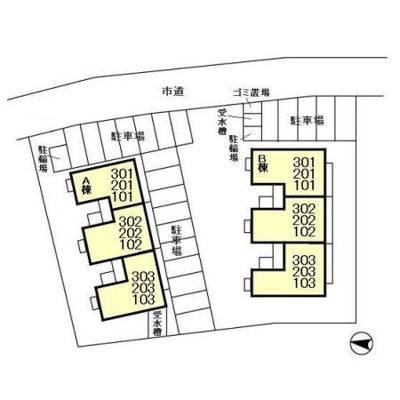 【区画図】 | オーシャンヒルズA