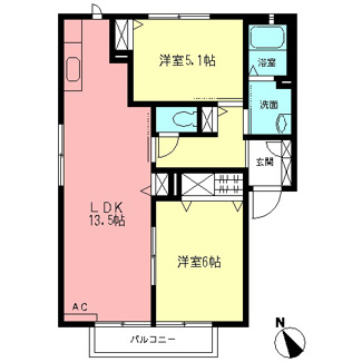 【間取り】 | カンパニヤB