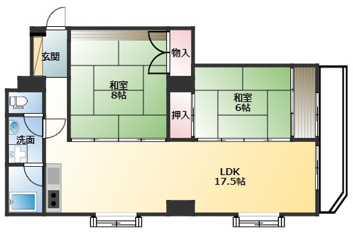 【間取り】 | グランドアームス