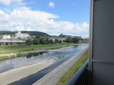 プレサンス京都鴨川の展望|鴨川を一望