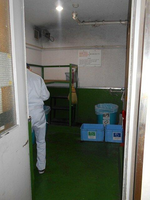 各フロアにごみステーション