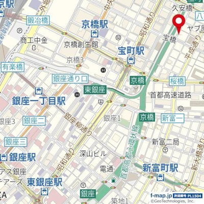 【地図】 | アヴィニティー銀座東