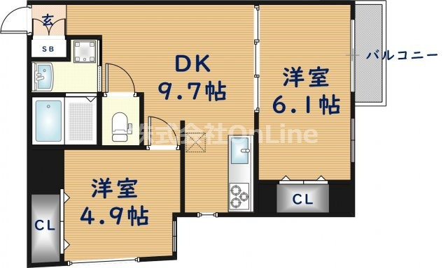 【間取り】 | グランガーデン足代新町