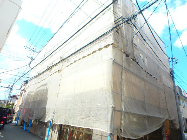 サンハイツ森の外観|元住吉駅徒歩4分♪ブレーメン商店街側☆