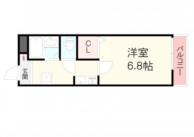ソレイユ新伊丹の間取り