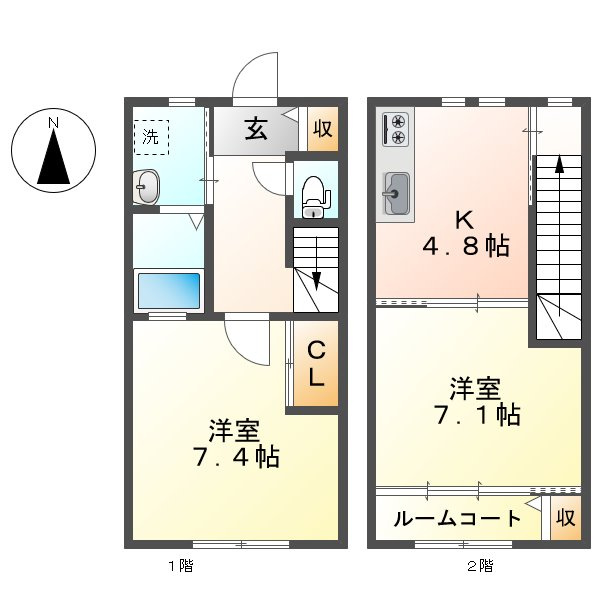 オセロ五番館の間取り