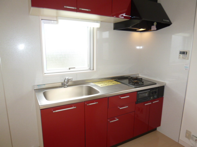 オセロ五番館のキッチン|2口ガスコンロ付き