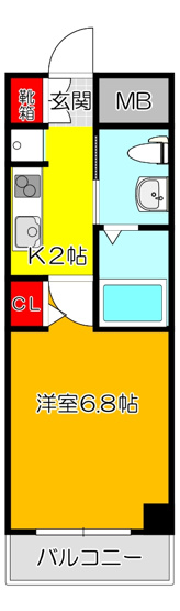 【間取り】 | M’プラザ小阪駅前