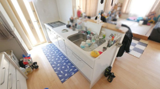 【キッチン】 | 甲斐市西八幡 平成24年築積水ハウス施工の中古住宅 南道路 | IHクッキングヒーター・食洗器付きのキッチン