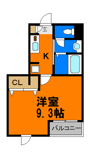【間取り】 | フルリール | スペースの使い分けがしやすい、間取りです。