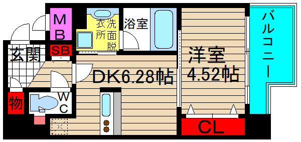 ダ　ヴィンチの間取り