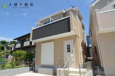 【外観】 | 海老名市国分寺台３丁目　新築戸建て  全２棟　【仲介手数料無料】 | 建物完成しました♪　内見可能です☆