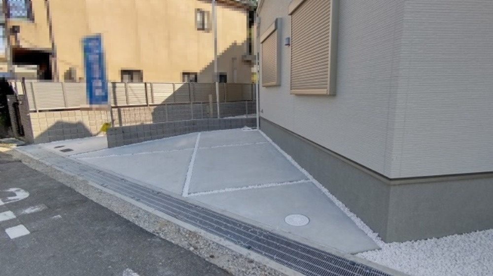 池田市神田４丁目の新築一戸建の駐車場