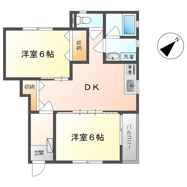 コア・ＭＡＴＳＵＹＡ Ⅰの間取り