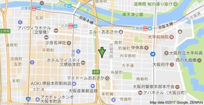 【地図】 | フレアコート北浜