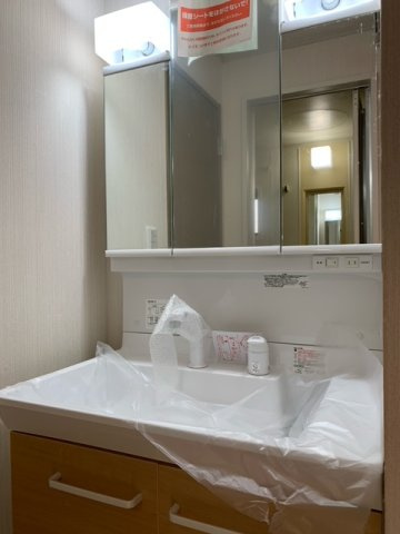 サンセジュールＡの洗面所