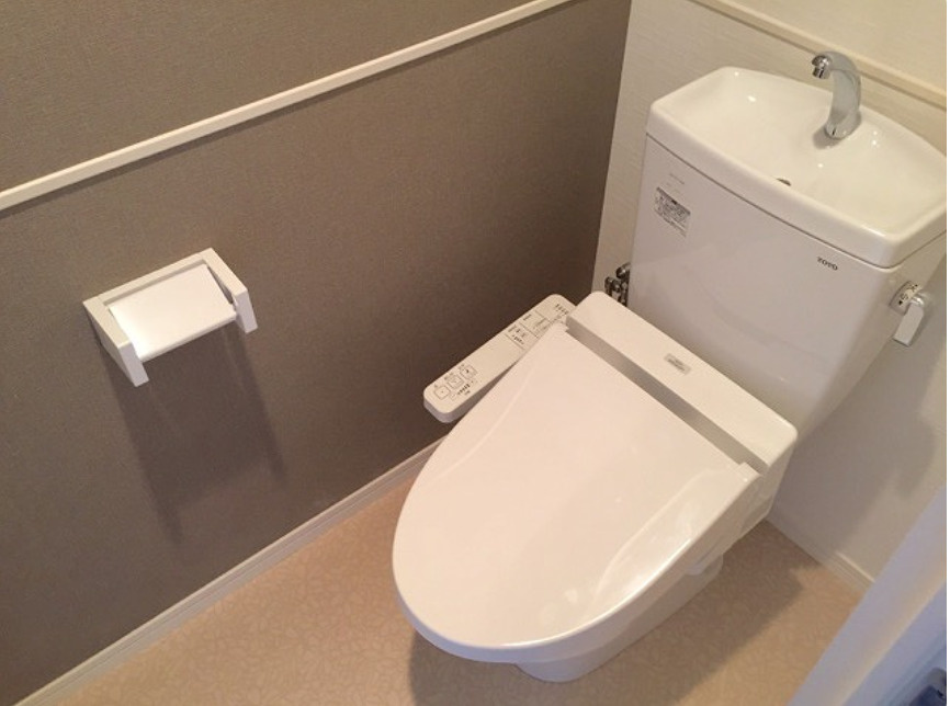 プレジデント正弥久留米駅前のトイレ|落ち着いたトイレです