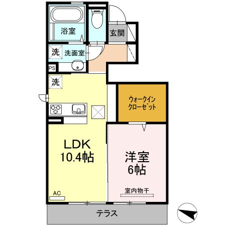 ＣＬＡＳＳＹ・小峯（クラッシィオミネ）の間取り